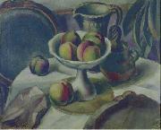 Edward Middleton Manigault Peaches in a Compote Spain oil painting artist